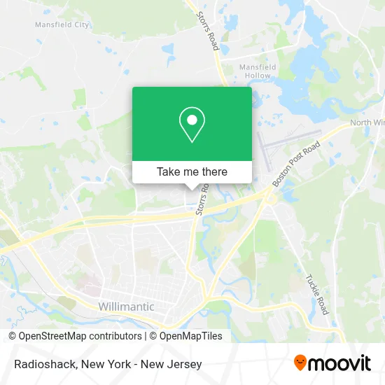 Radioshack map