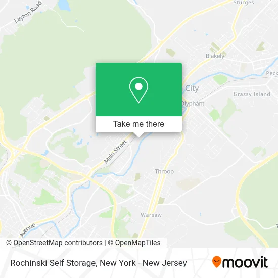 Rochinski Self Storage map