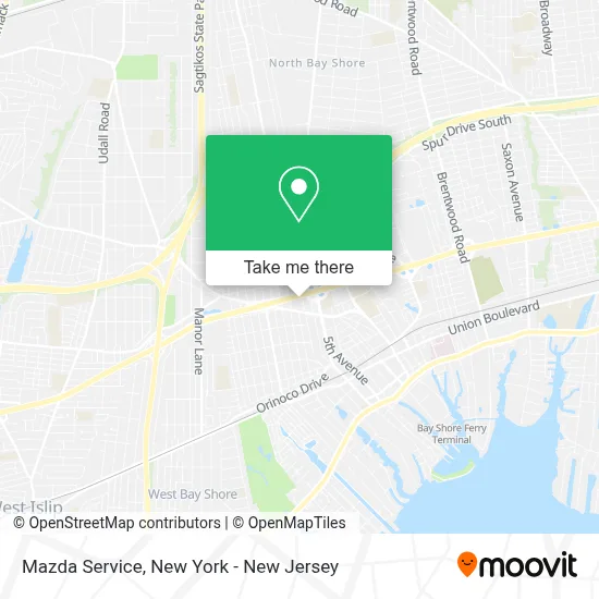 Mazda Service map