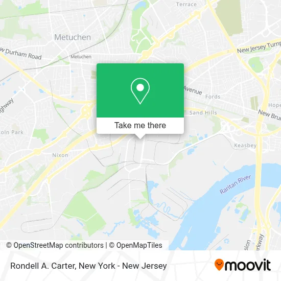 Rondell A. Carter map
