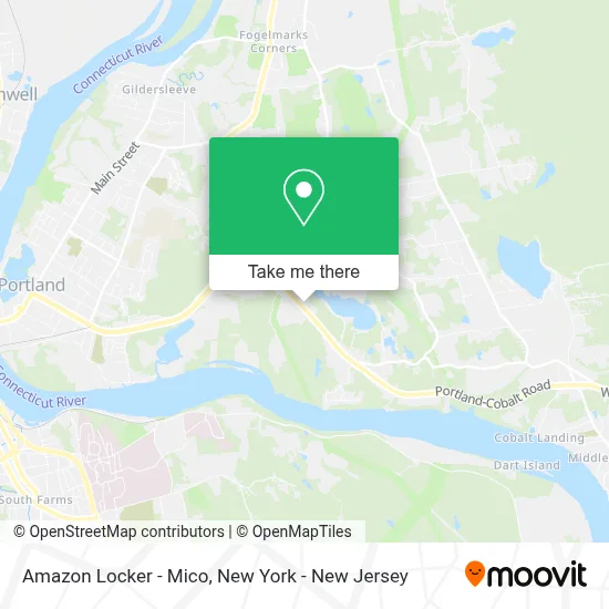 Amazon Locker - Mico map