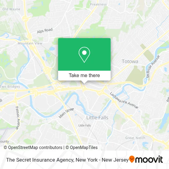 The Secret Insurance Agency map