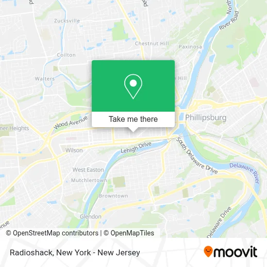 Radioshack map