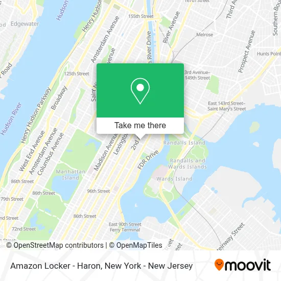 Amazon Locker - Haron map