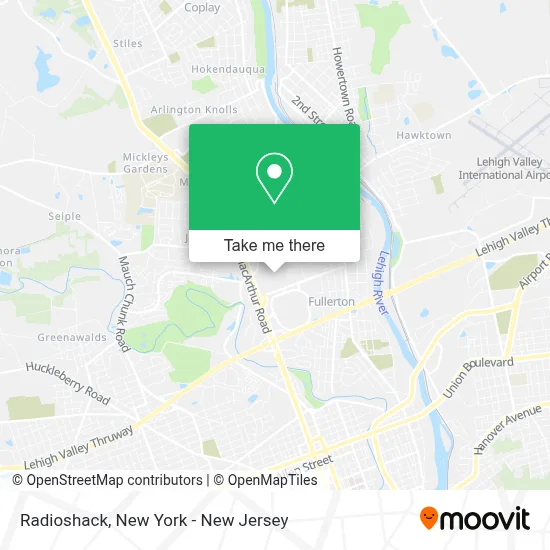 Radioshack map