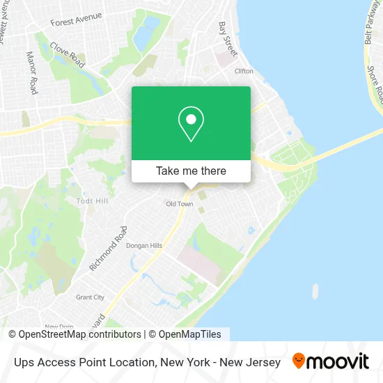 Ups Access Point Location map
