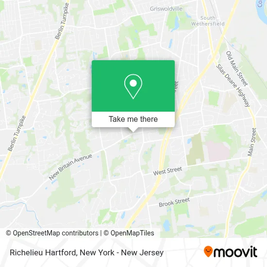 Richelieu Hartford map