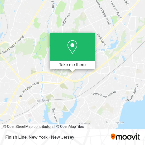 Finish Line map
