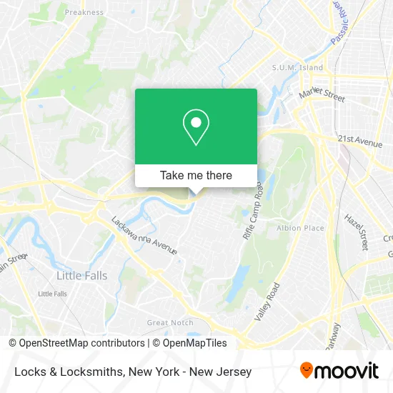 Locks & Locksmiths map