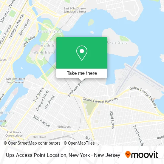 Ups Access Point Location map