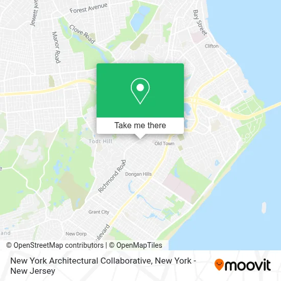 New York Architectural Collaborative map