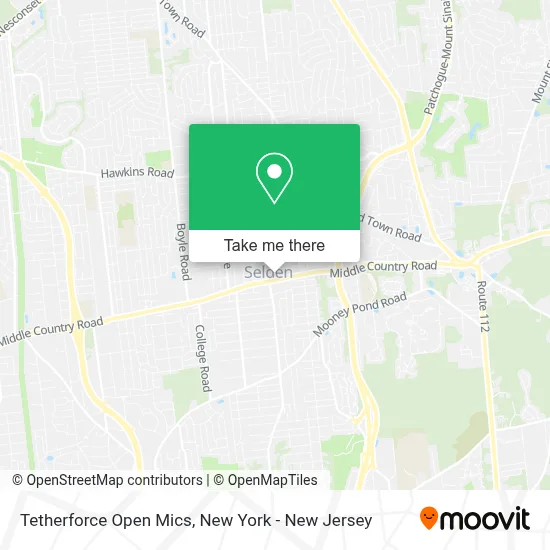 Tetherforce Open Mics map