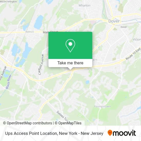 Ups Access Point Location map