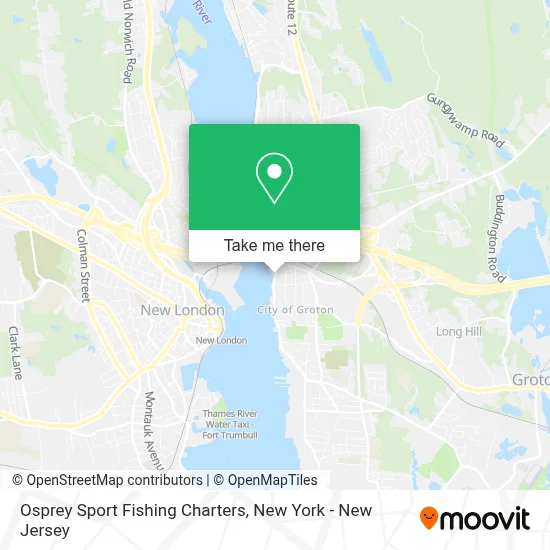 Osprey Sport Fishing Charters map