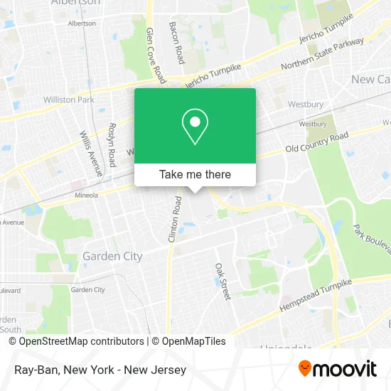 Ray-Ban map