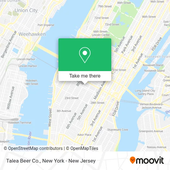 Talea Beer Co. map