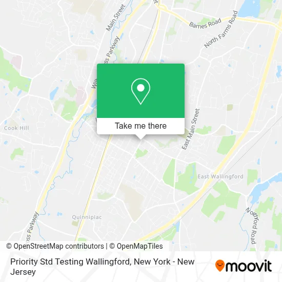 Priority Std Testing Wallingford map