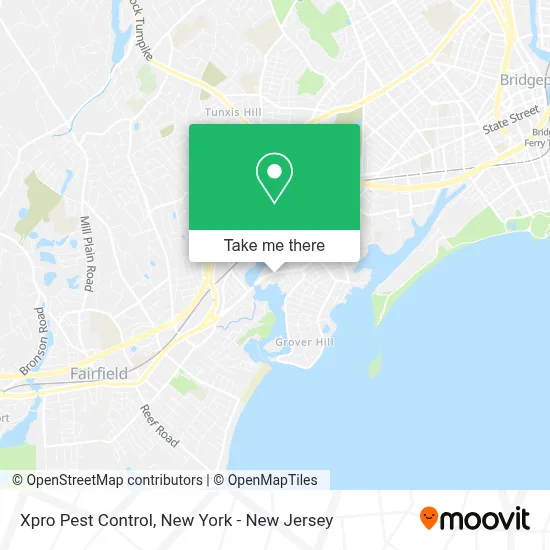 Xpro Pest Control map