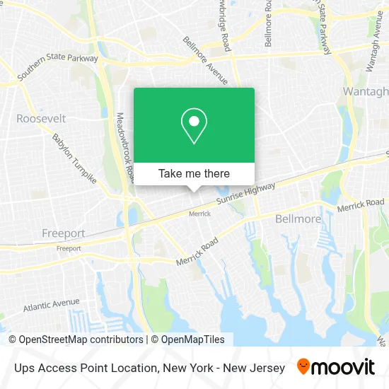 Ups Access Point Location map