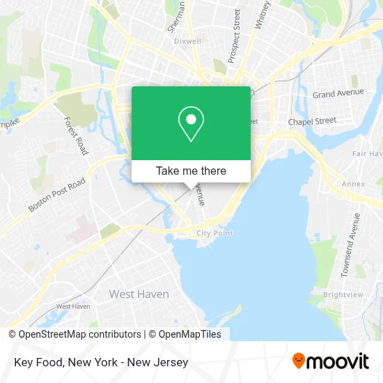 Key Food map