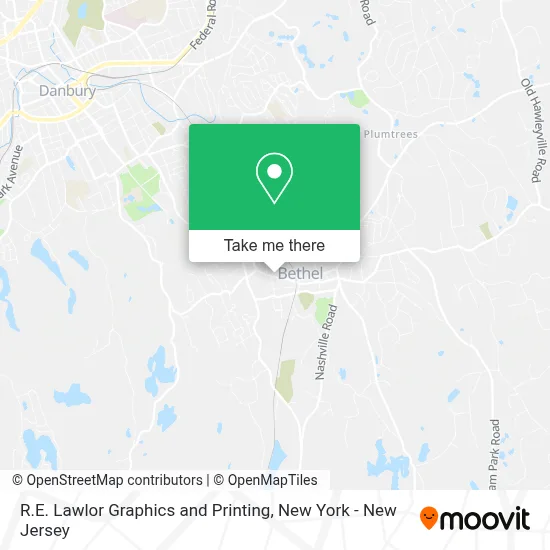 R.E. Lawlor Graphics and Printing map