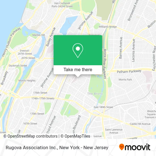 Rugova Association Inc. map