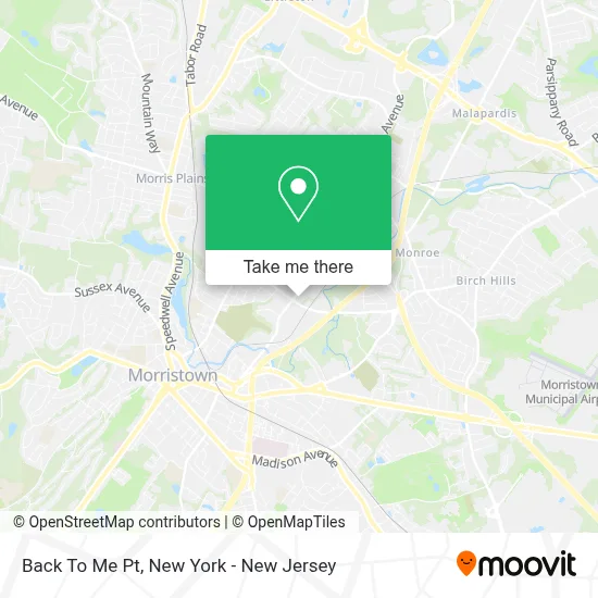 Back To Me Pt map