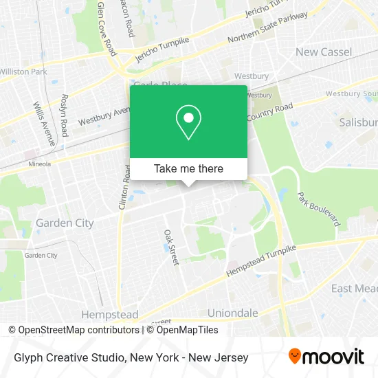 Glyph Creative Studio map