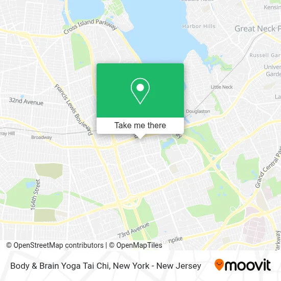 Body & Brain Yoga Tai Chi map