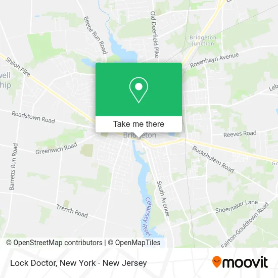 Lock Doctor map