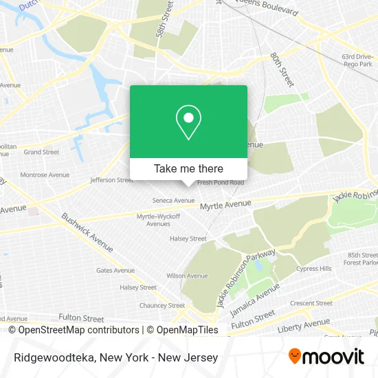 Ridgewoodteka map