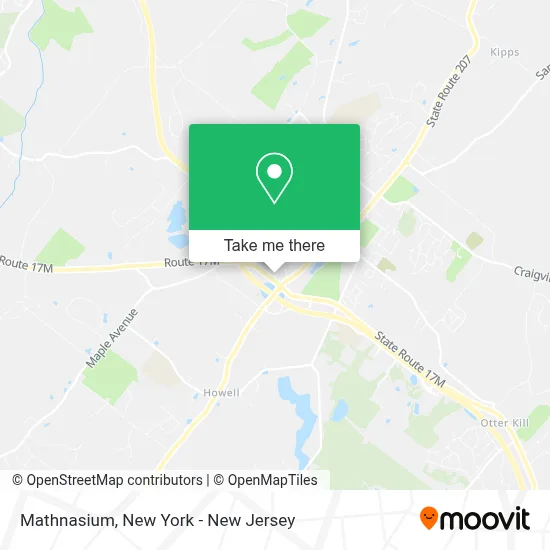 Mathnasium map