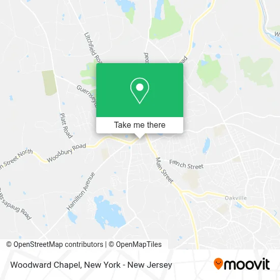 Woodward Chapel map