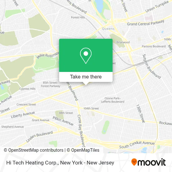 Hi Tech Heating Corp. map