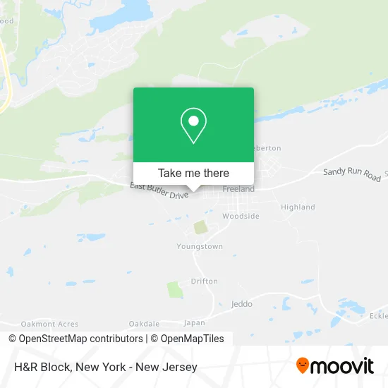 H&R Block map
