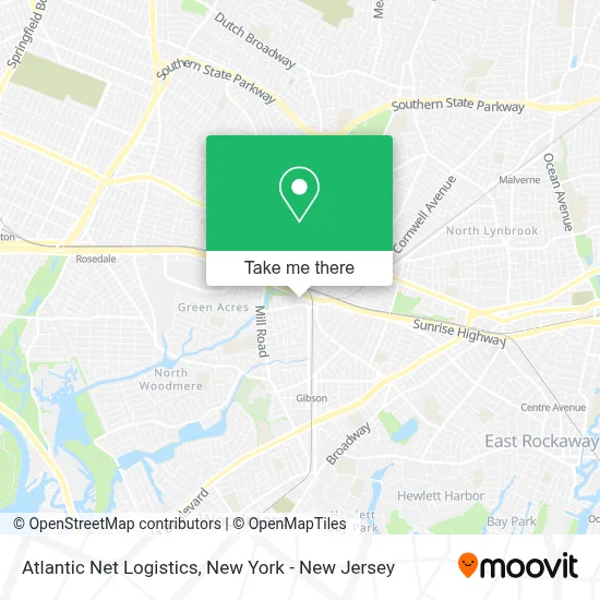 Atlantic Net Logistics map