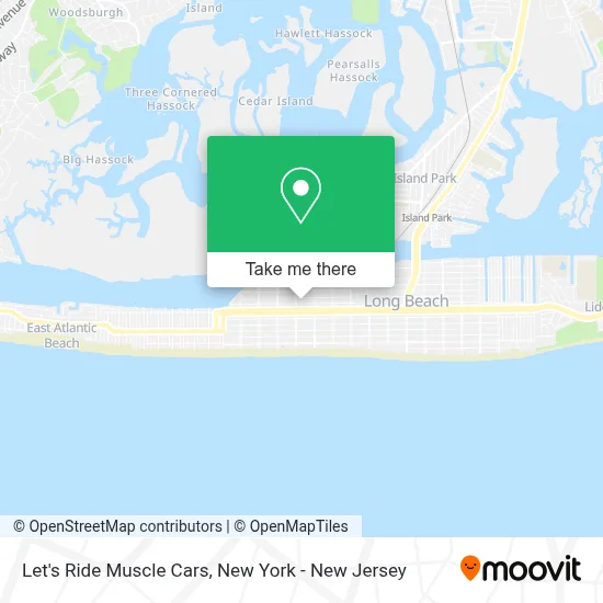 Let's Ride Muscle Cars map