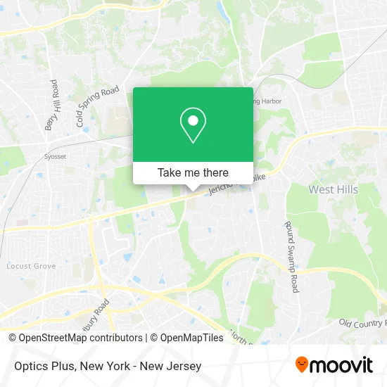 Optics Plus map