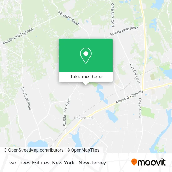 Two Trees Estates map