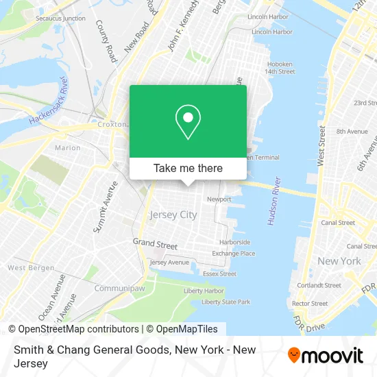 Smith & Chang General Goods map