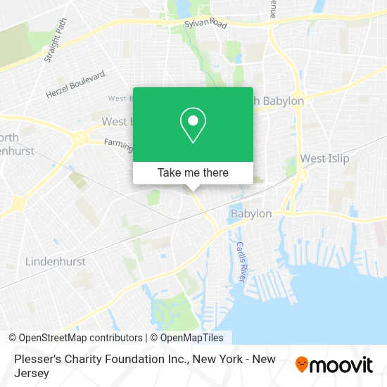 Plesser's Charity Foundation Inc. map