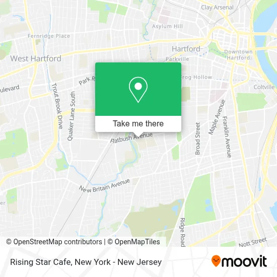 Rising Star Cafe map