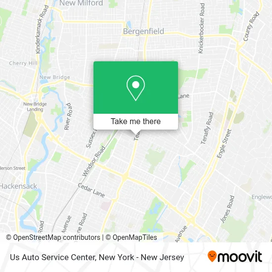 Us Auto Service Center map