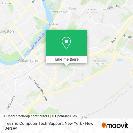 Tesario Computer Tech Support map