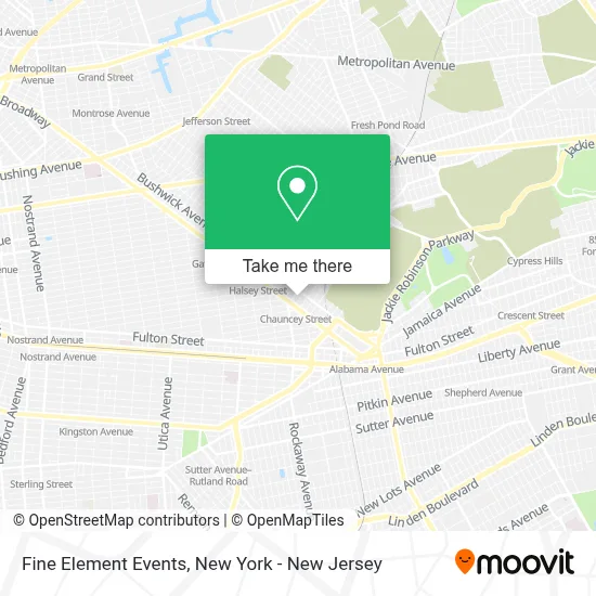 Fine Element Events map