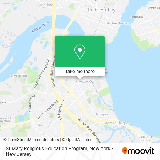 St Mary Religious Education Program map