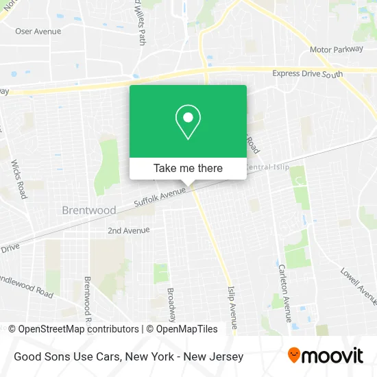 Good Sons Use Cars map
