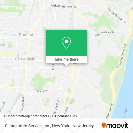 Clinton Auto Service, Inc. map