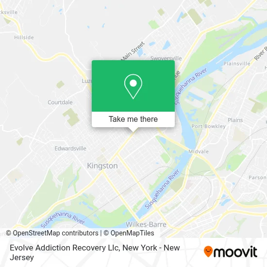 Evolve Addiction Recovery Llc map