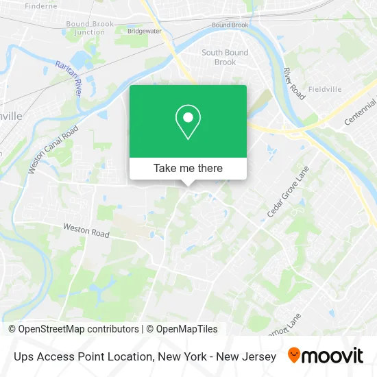 Ups Access Point Location map